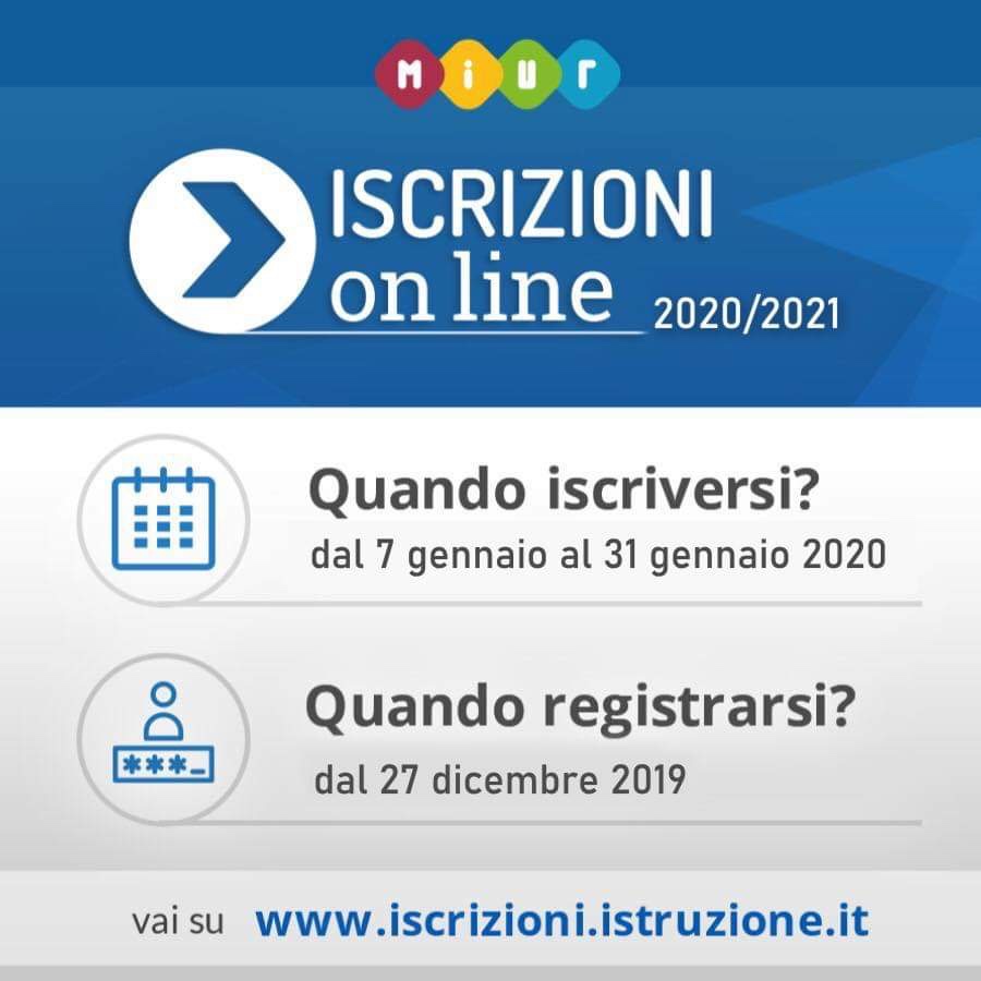 Iscrizioni 2020/2021